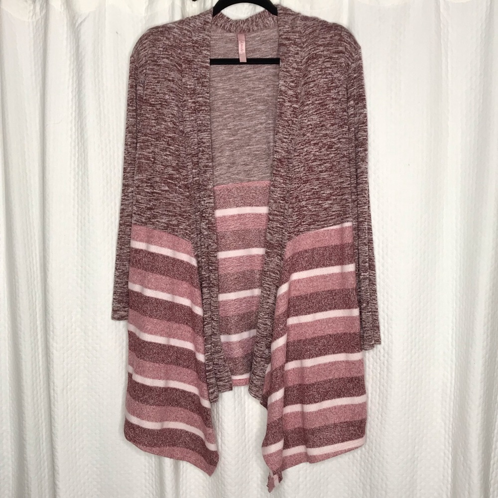 JMode Striped Cardigan Size Large